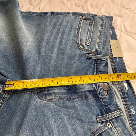 Goodfellow Advanced Temp Control Jeans 38x30 Athletic Fit Stretch Blue NWT - Picture 9 of 11